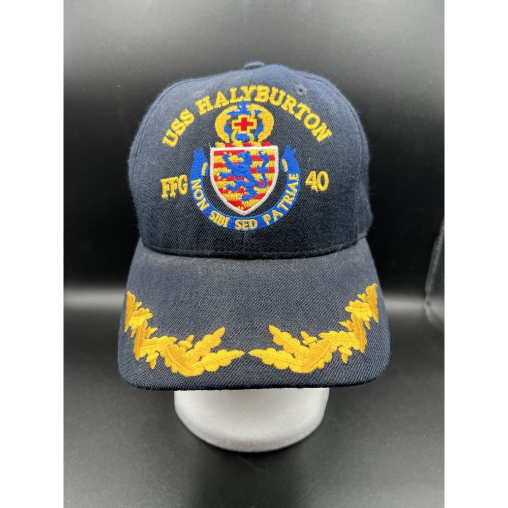 US Navy USS HALYBURTON FFG 40 Commanding Officers The Corps Ballcap adjustable